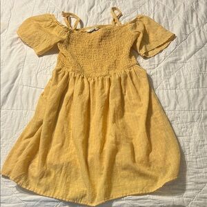 Speechless Sunny Yellow Casual Kids Dress